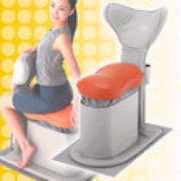 美容・ダイエット器具、馬ランスイングチェアスリム ソフトブラウン